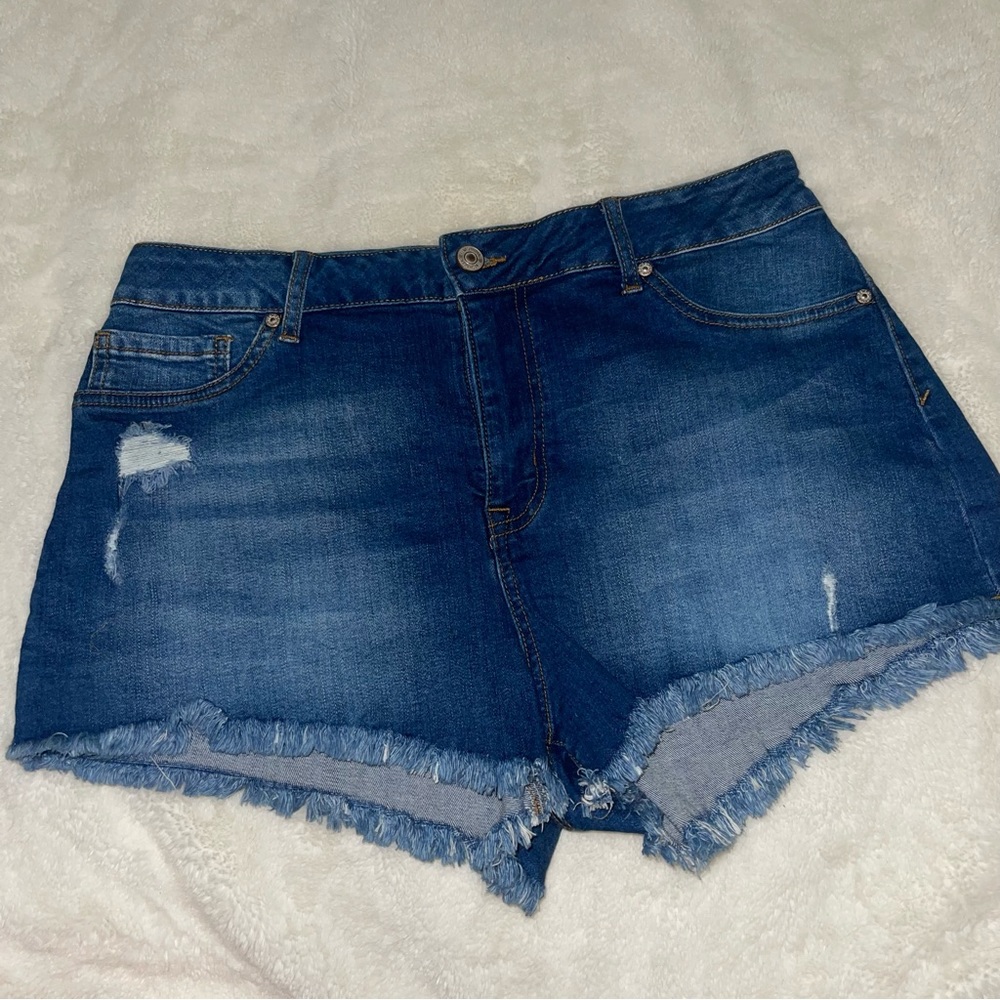 Rewatch Brand high rise jean shorts, size 13.